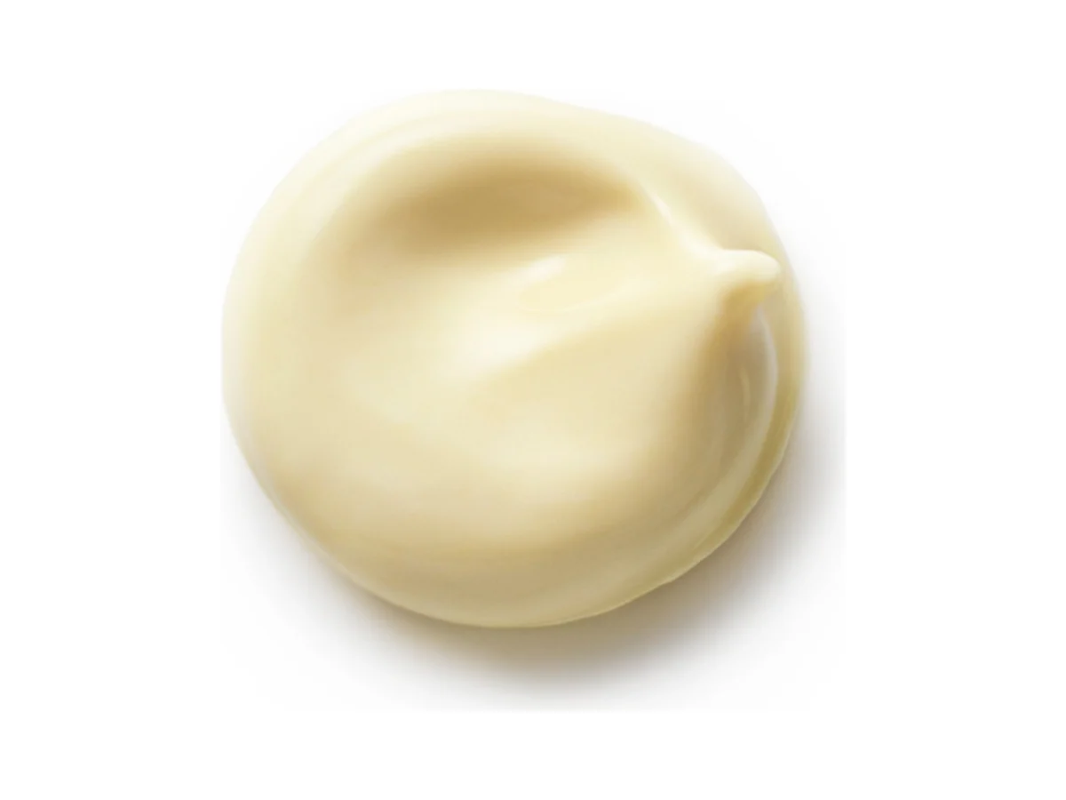 Pale cream texture of Dr. Hauschka MED Saltwater Sensitive Toothpaste
